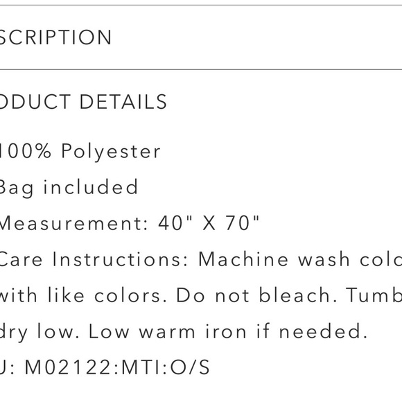 NEW Johnny Was Beach Towel - Picture 4 of 4